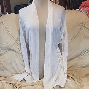 Club Monaco White Knit Cardigan